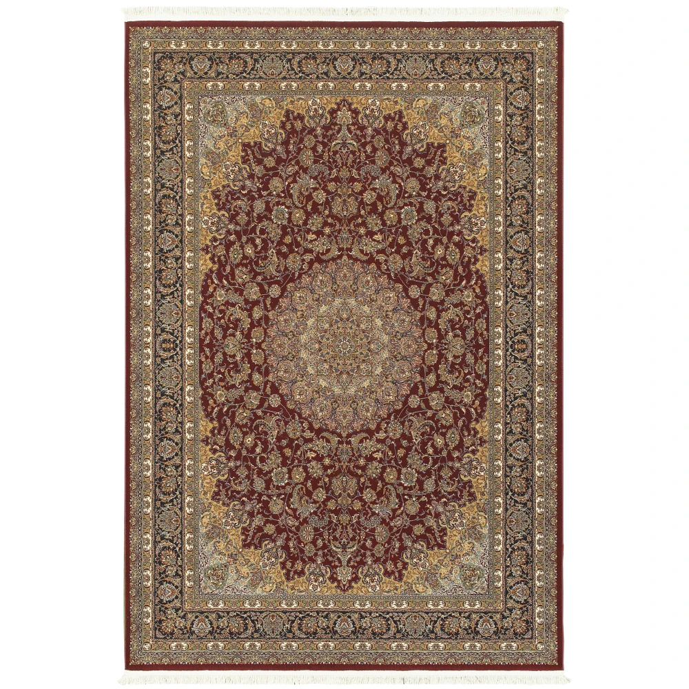 Masterpiece 090R2 Red/ Multi Indoor Area Rug - 6'7