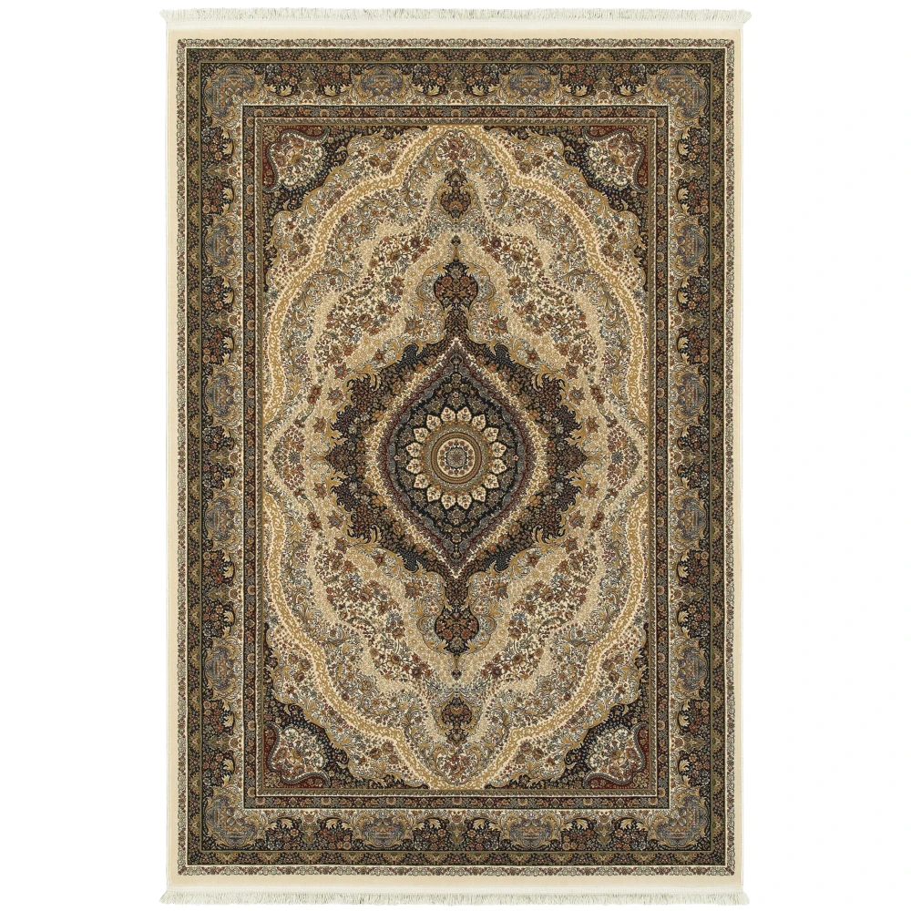 Masterpiece 111W2 Ivory/ Multi Indoor Area Rug - 9'10