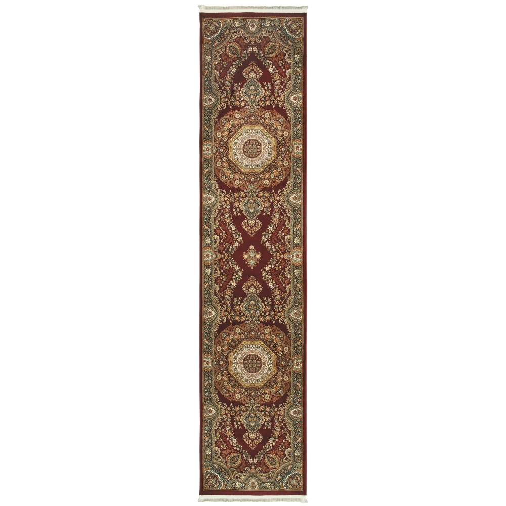 Masterpiece 113R2 Red/ Multi Indoor Area Rug - 2'3