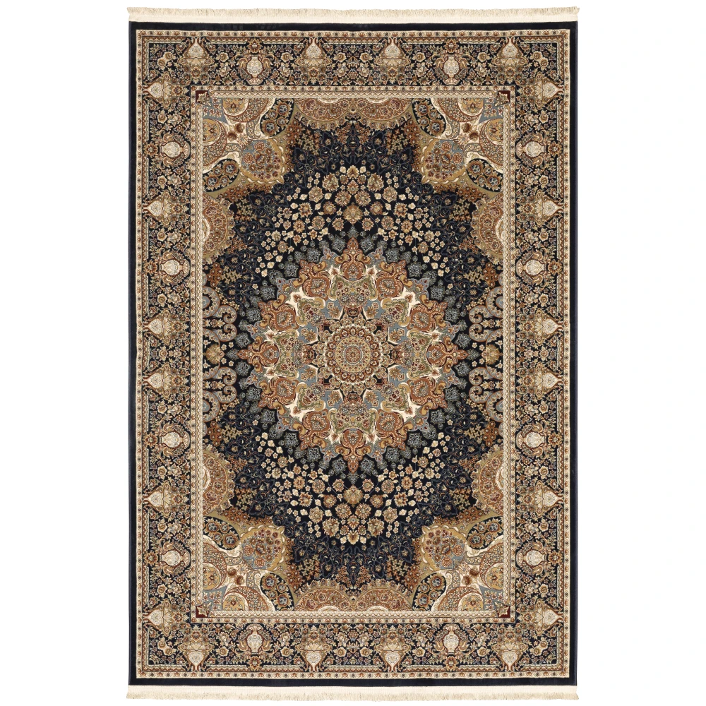 Masterpiece 1802B Navy/ Multi Indoor Area Rug - 7'10