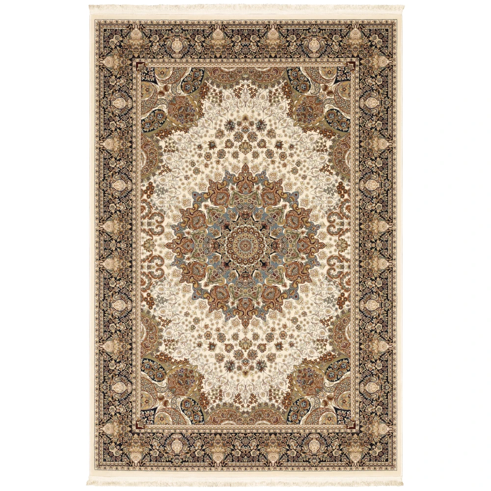 Masterpiece 1802W Ivory/ Multi Indoor Area Rug - 5'3