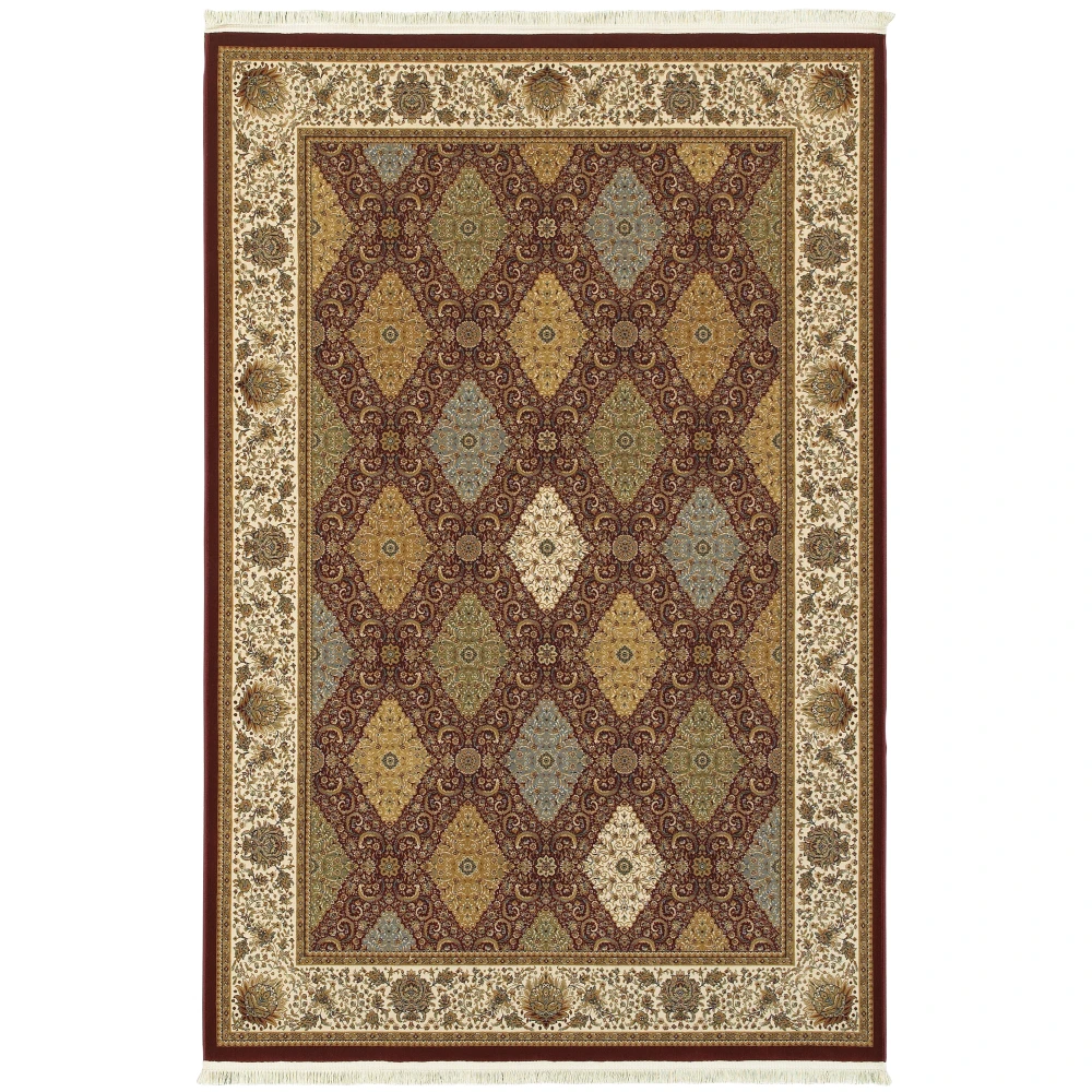 Masterpiece 530M2 Red/ Multi Indoor Area Rug - 5'3