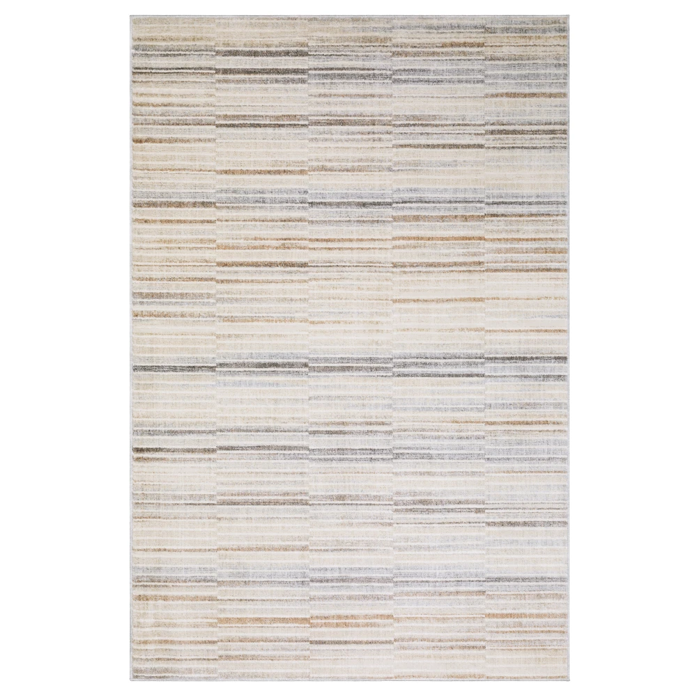 Oliver OLV06 Grey/Rust Indoor Area Rug - 3'3