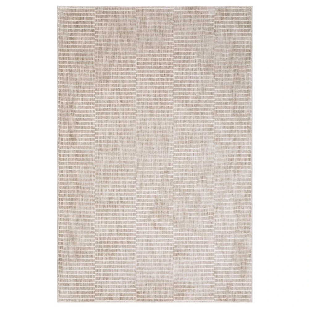 Oliver OLV07 Beige/Tan Indoor Area Rug - 5'3