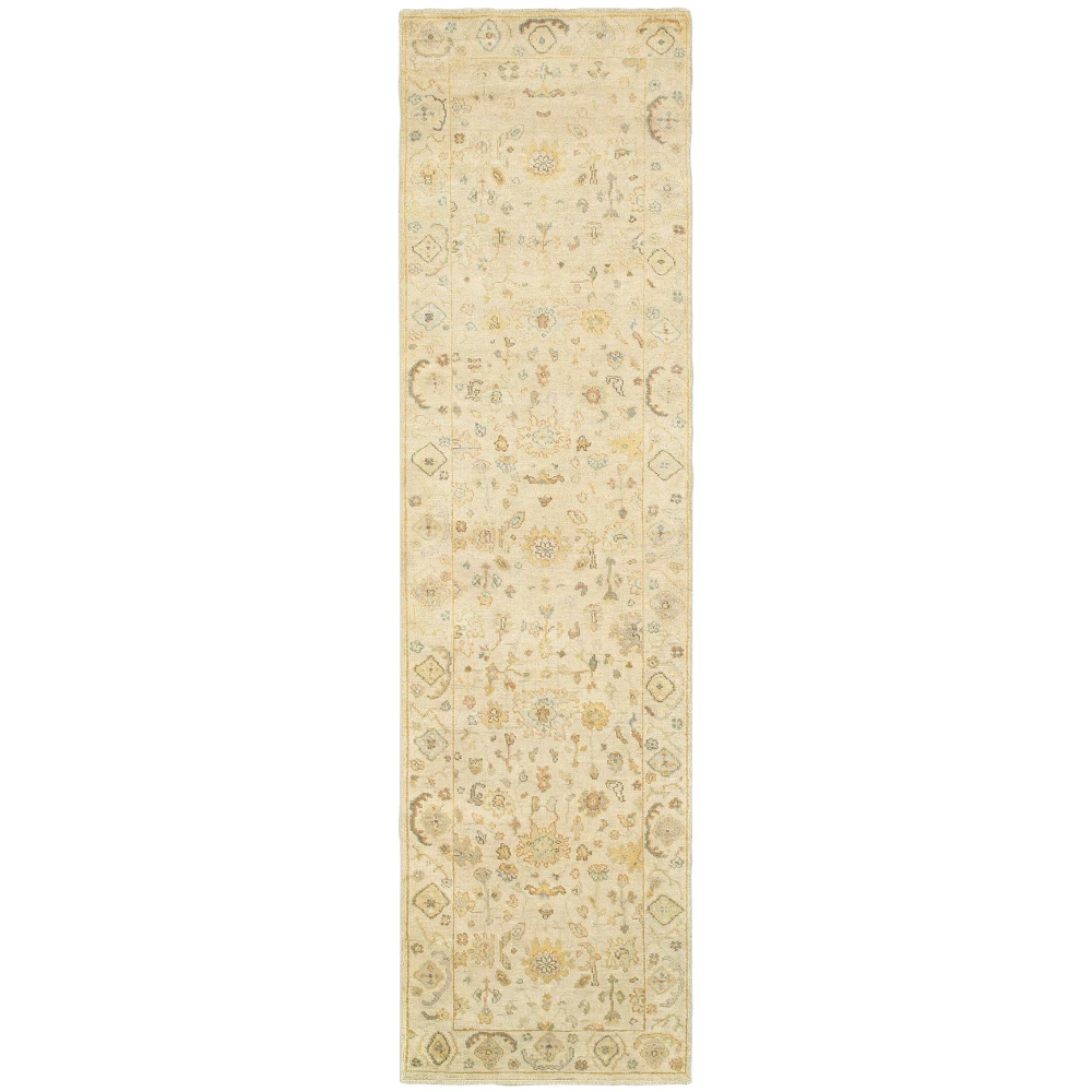 Palace 10301 Beige/ Grey Indoor Area Rug - 2'6