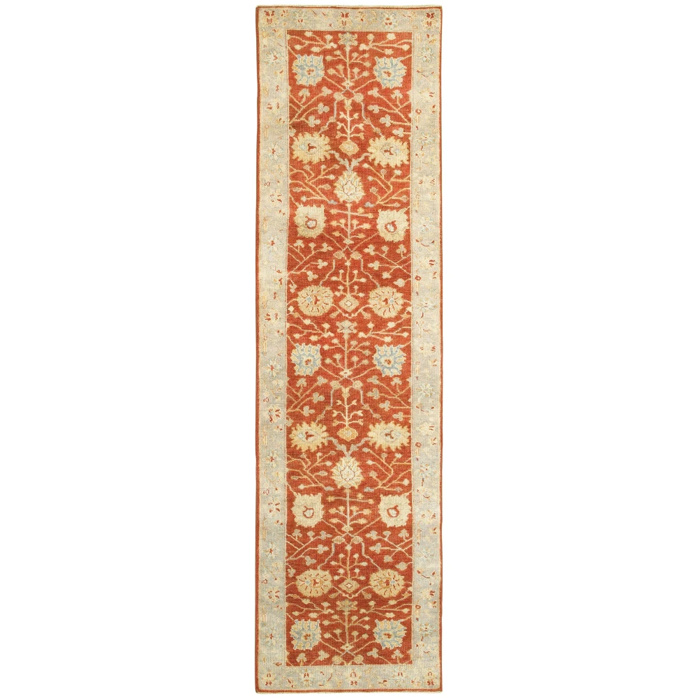Palace 10306 Red/ Grey Indoor Area Rug - 2'6