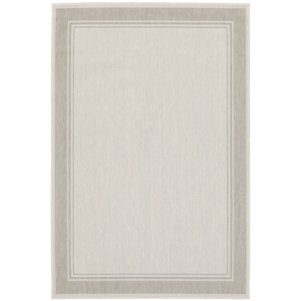 Portofino 6765W Ivory/ Grey Indoor/Outdoor Area Rug - 6'7