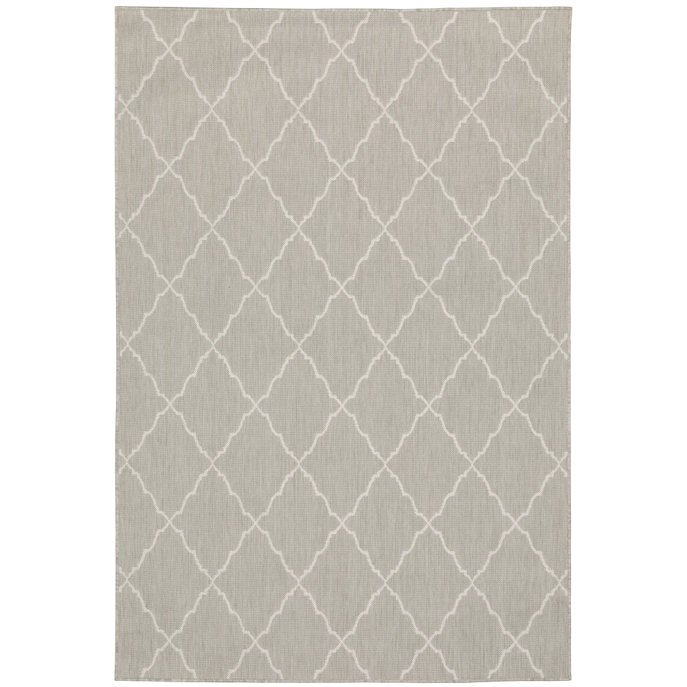 Portofino 7225H Grey/ Ivory Indoor/Outdoor Area Rug - 9'10