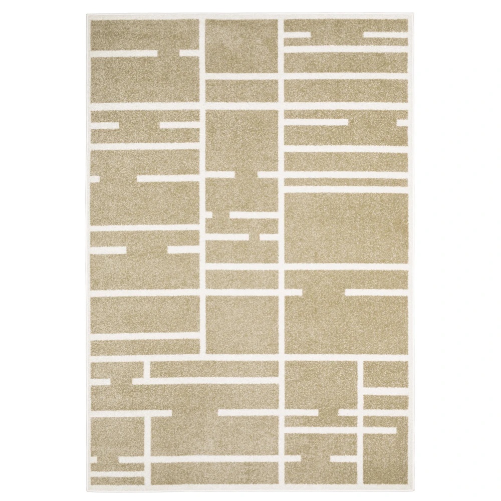 Quinn QUI04 Beige/ Ivory Indoor Area Rug - 7'10