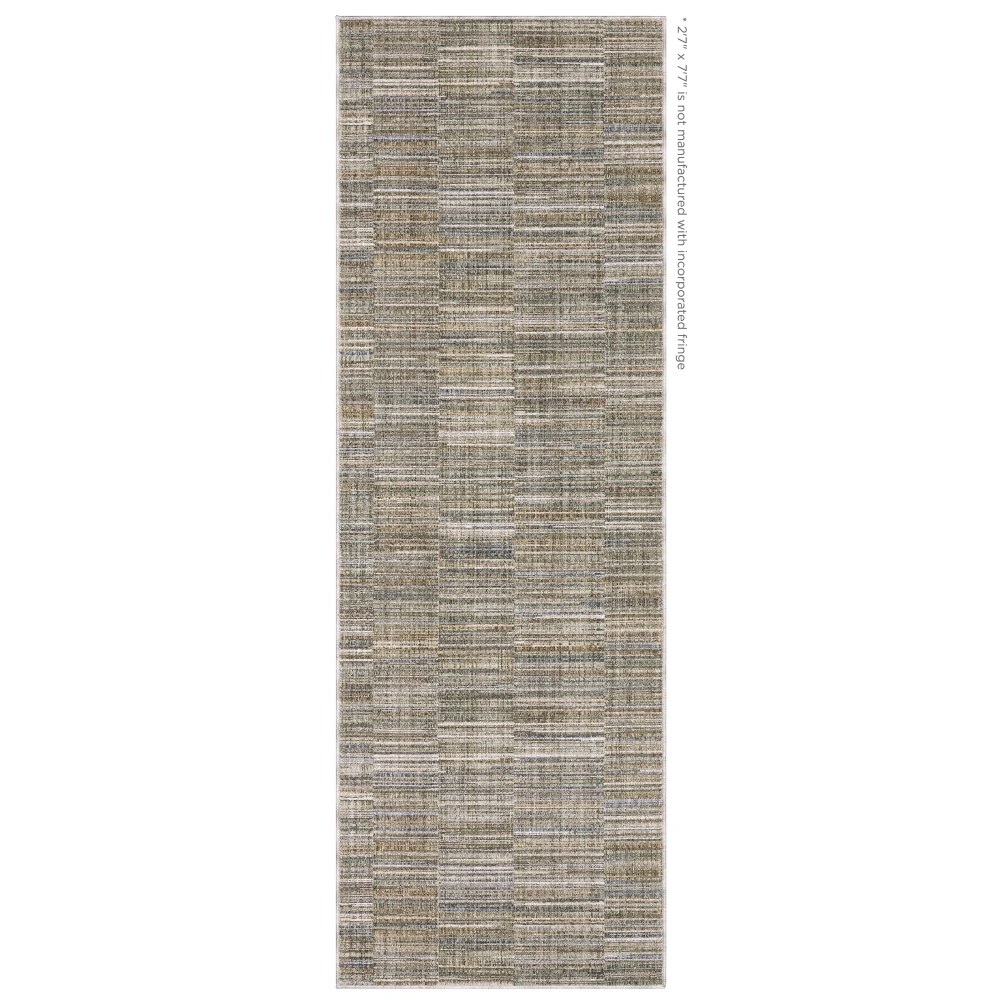 Soho SOH01 Beige/ Multi Indoor Area Rug - 2'7