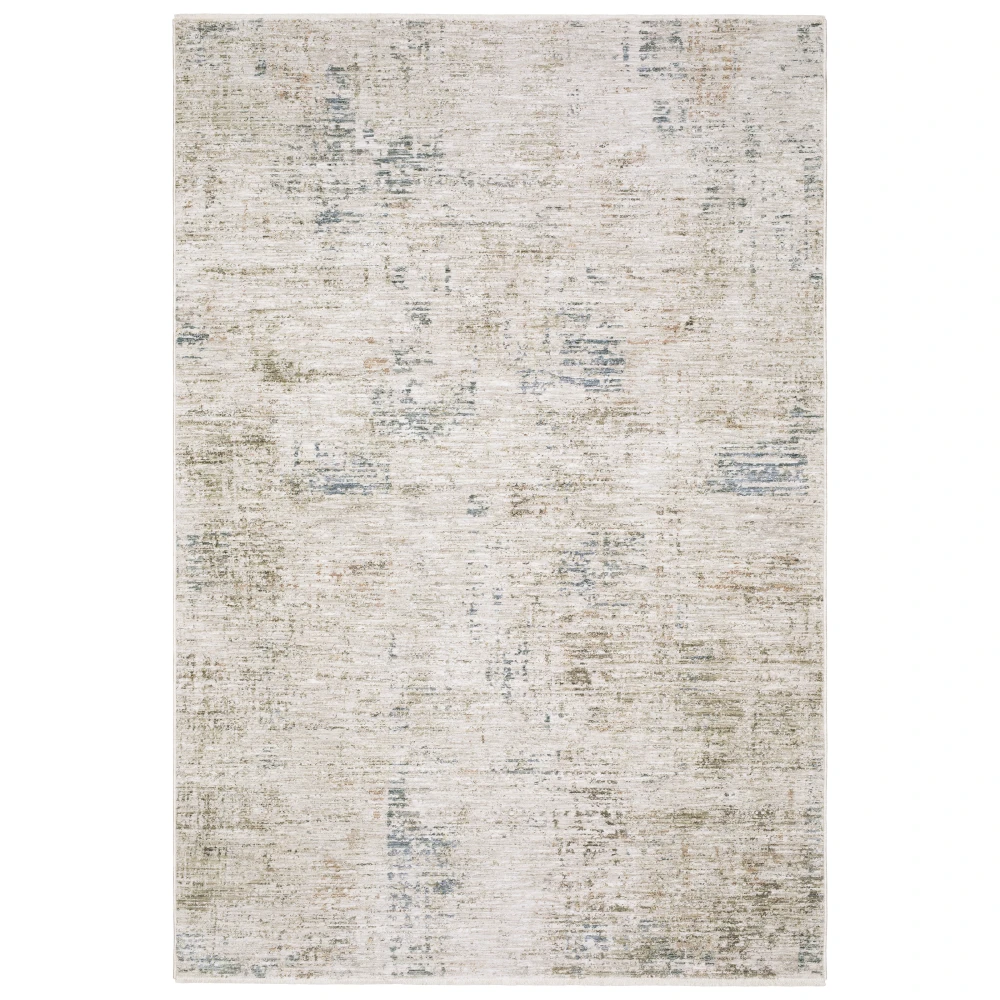 Soho SOH02 Beige/ Grey Indoor Area Rug - 9'10