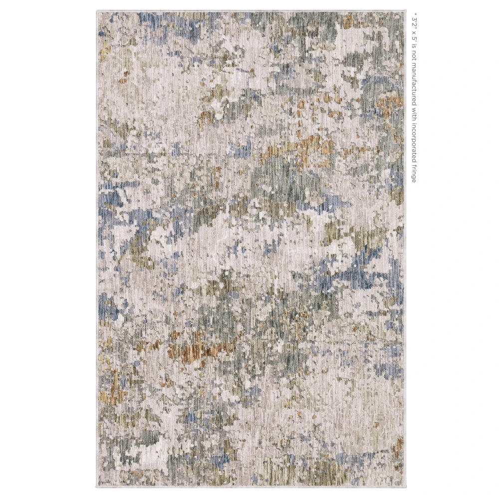Soho SOH03 Beige/ Multi Indoor Area Rug - 3'2