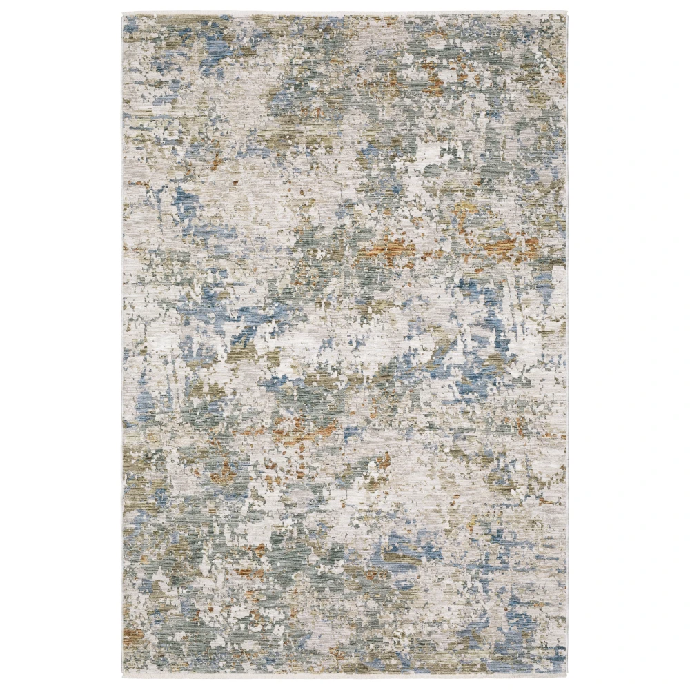 Soho SOH03 Beige/ Multi Indoor Area Rug - 5'3