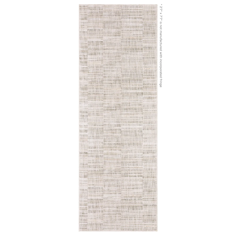 Soho SOH04 Beige/ Ivory Indoor Area Rug - 2'7