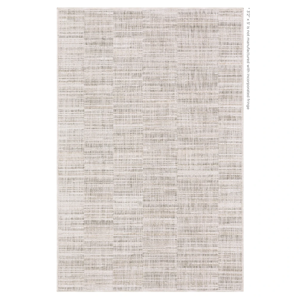 Soho SOH04 Beige/ Ivory Indoor Area Rug - 3'2