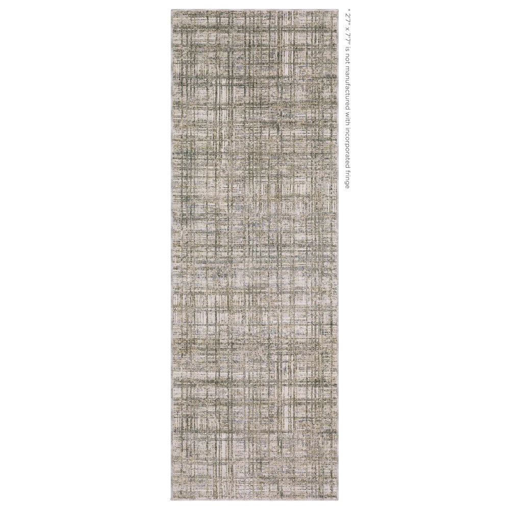 Soho SOH05 Beige/ Multi Indoor Area Rug - 2'7