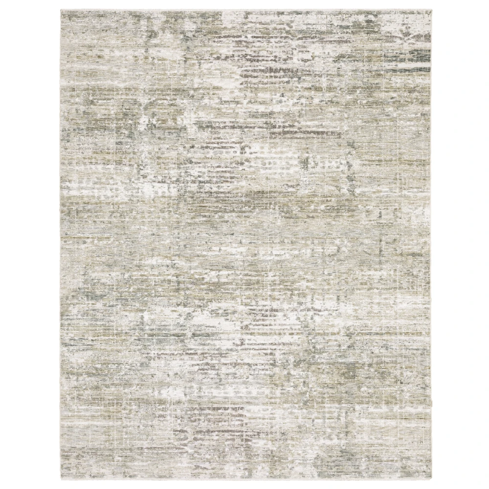 Soho SOH06 Beige/ Grey Indoor Area Rug - 7'10