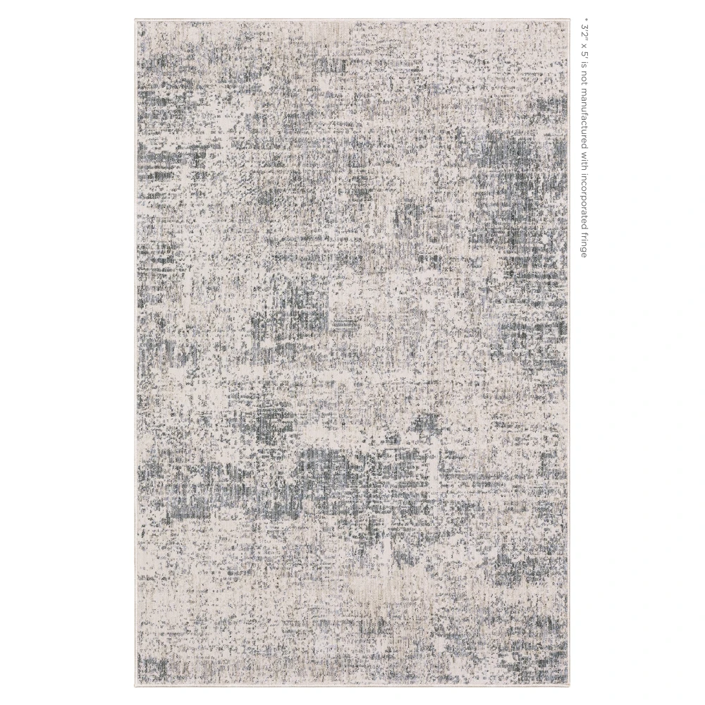 Soho SOH07 Grey/ Blue Indoor Area Rug - 3'2