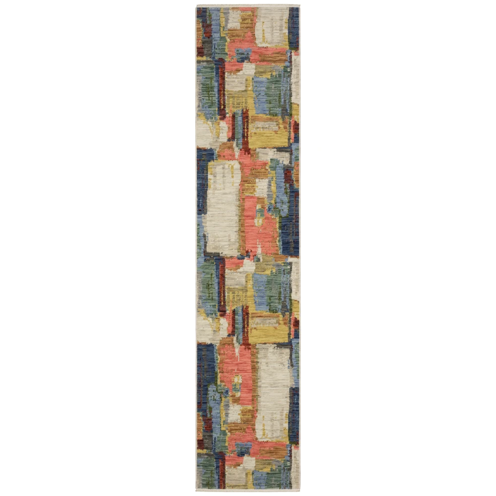 Soleri SOL02 Multi/ Pink Indoor Area Rug - 2'6