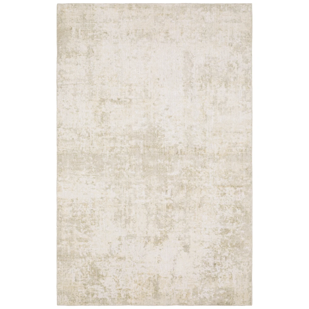 Solstice SLS04 Ivory/ Beige Indoor Area Rug - 9' x 12'