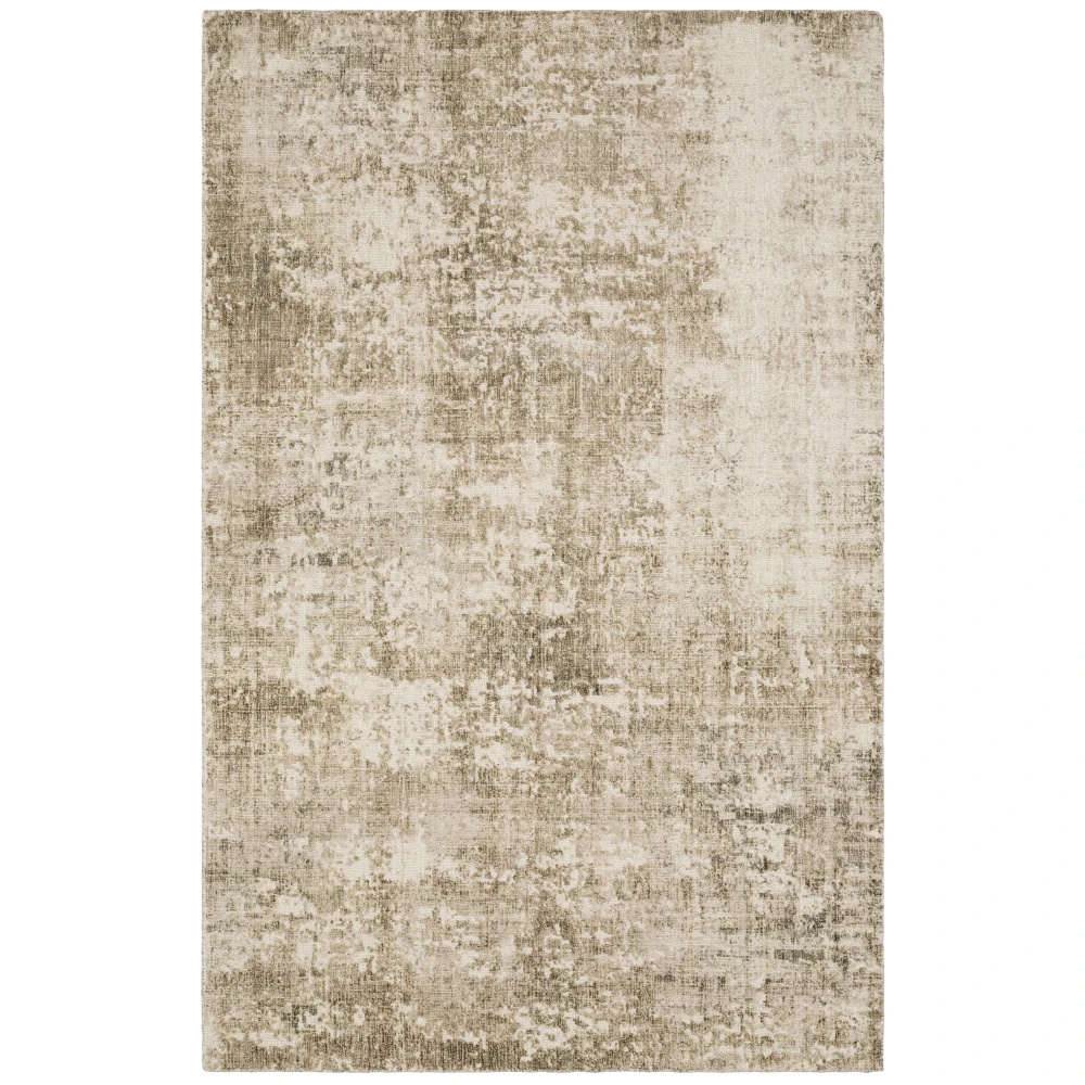 Solstice SLS06 Brown/ Beige Indoor Area Rug - 10' x 14'