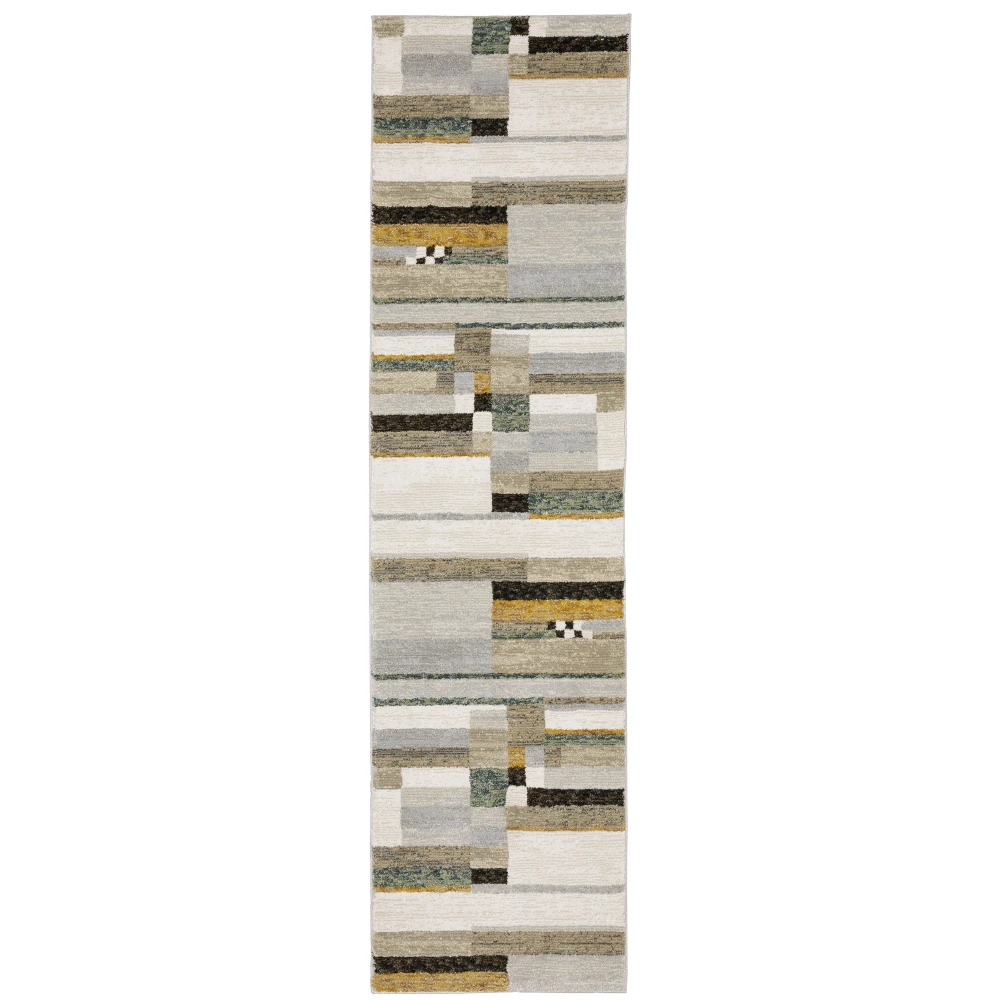 Strada STR07 Beige/ Multi Indoor Area Rug - 2'3