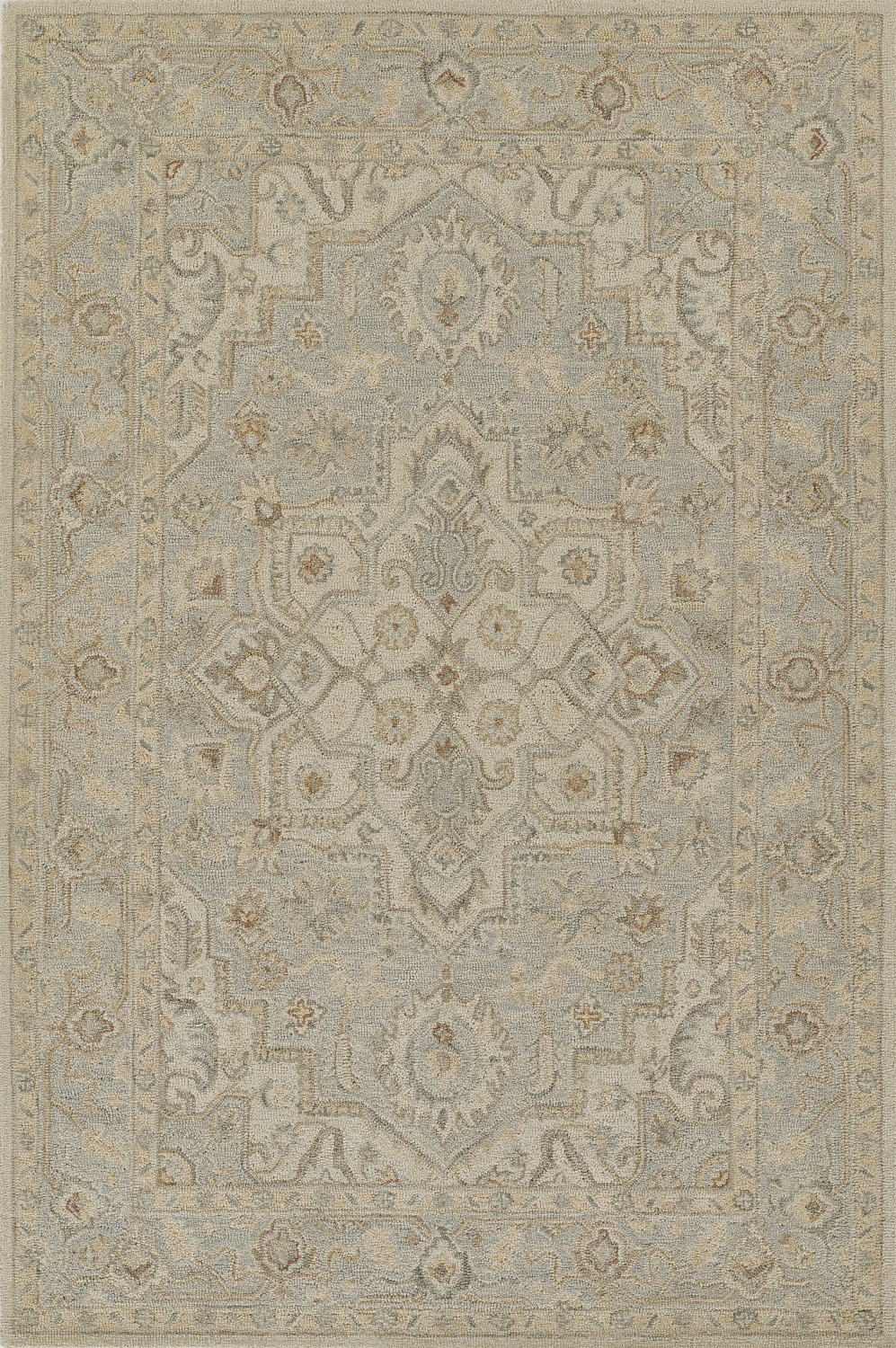 Momeni Pasha 2' X 4' Light Blue Traditional
