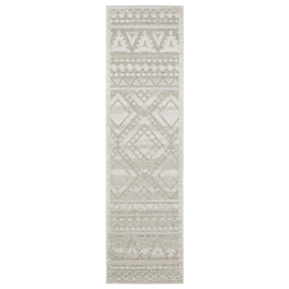 Tangier TAN01 Beige/ Ivory Indoor Area Rug - 2'3