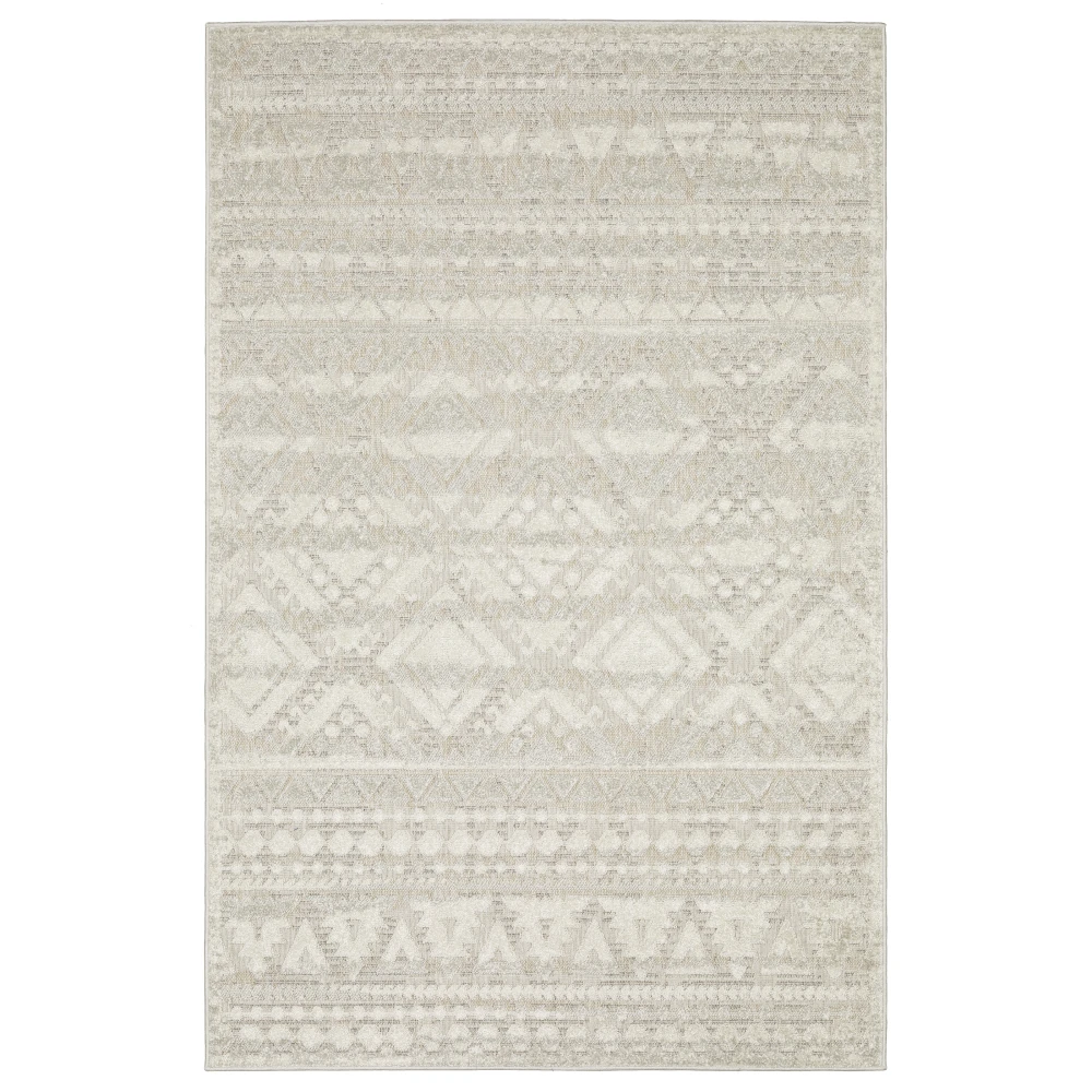 Tangier TAN01 Beige/ Ivory Indoor Area Rug - 5'3