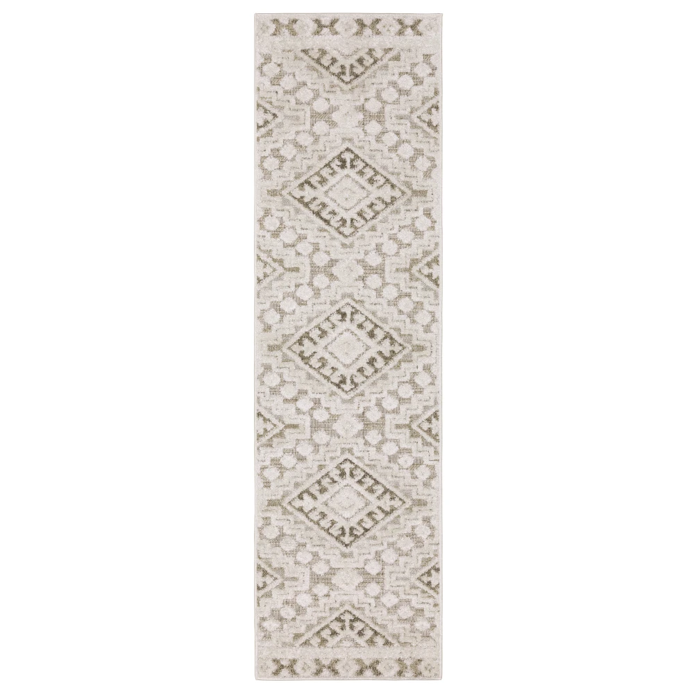 Tangier TAN03 Beige/ Brown Indoor Area Rug - 2'3