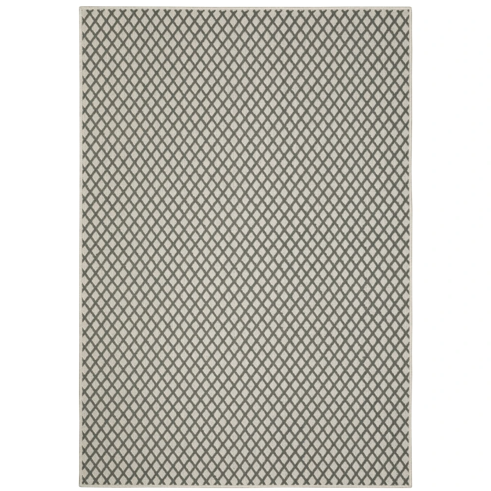 Torrey 501H1 Light Grey/ Grey Indoor/Outdoor Area Rug - 1'10
