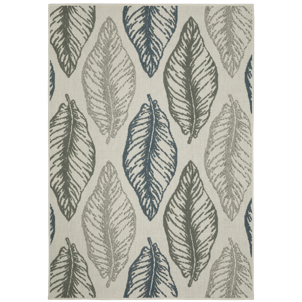 Torrey 5570Y Light Grey/ Grey Indoor/Outdoor Area Rug - 3'3