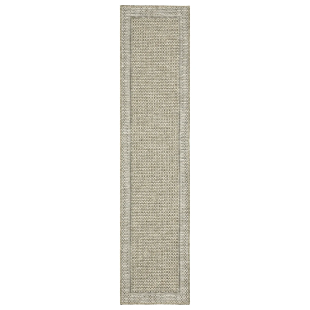 Tortuga TR06A Beige/ Black Indoor/Outdoor Area Rug - 1'10