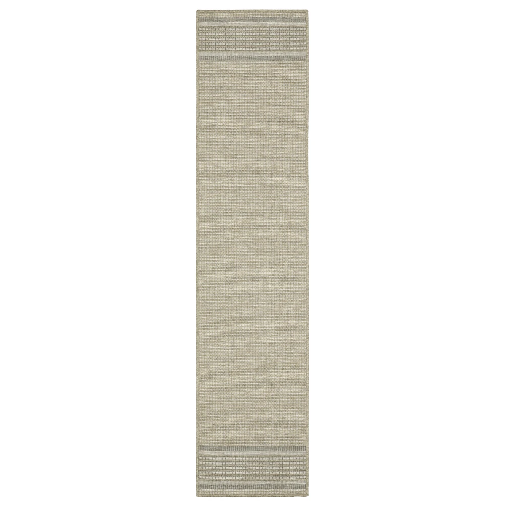 Tortuga TR07A Beige/ Black Indoor/Outdoor Area Rug - 1'10