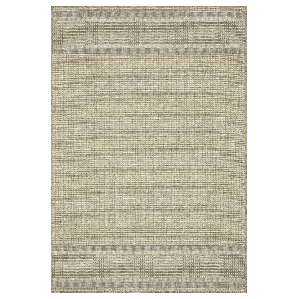 Tortuga TR07A Beige/ Black Indoor/Outdoor Area Rug - 3'3