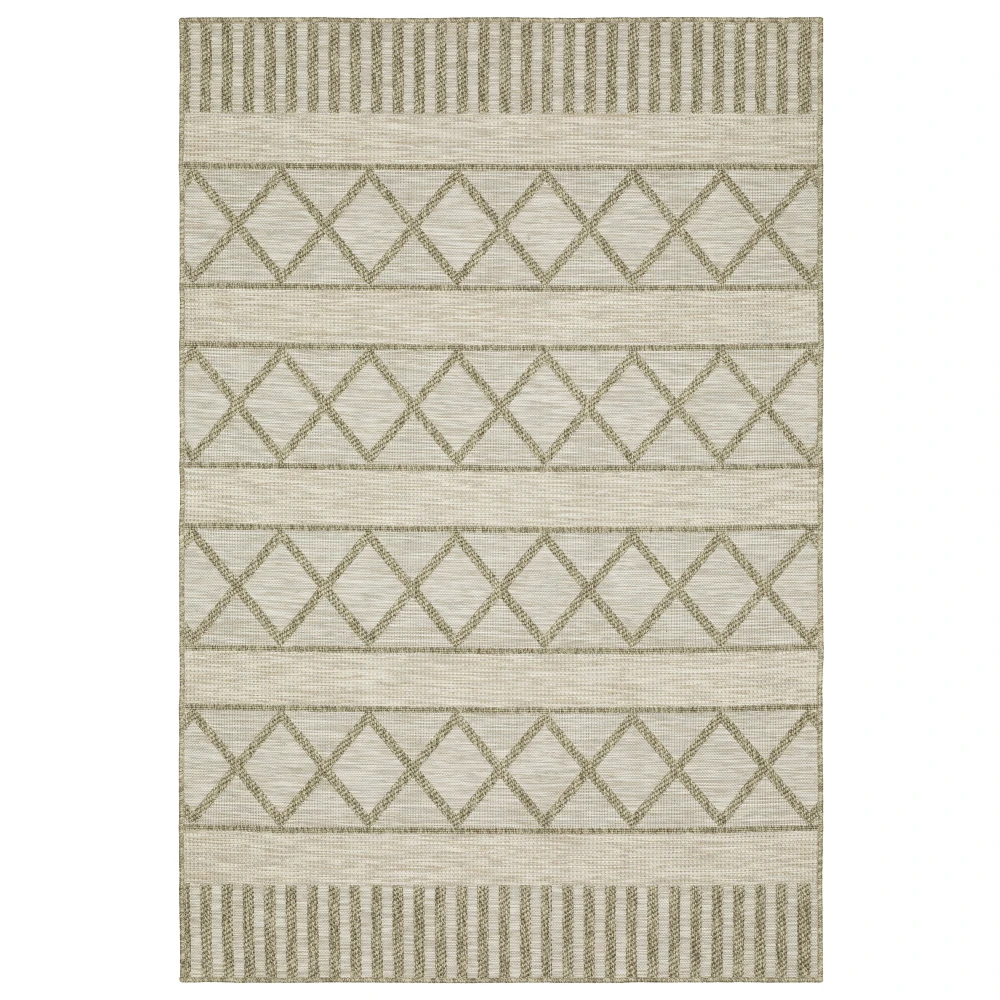 Tortuga TR11A Tan/ Light Brown Indoor/Outdoor Area Rug - 3'3