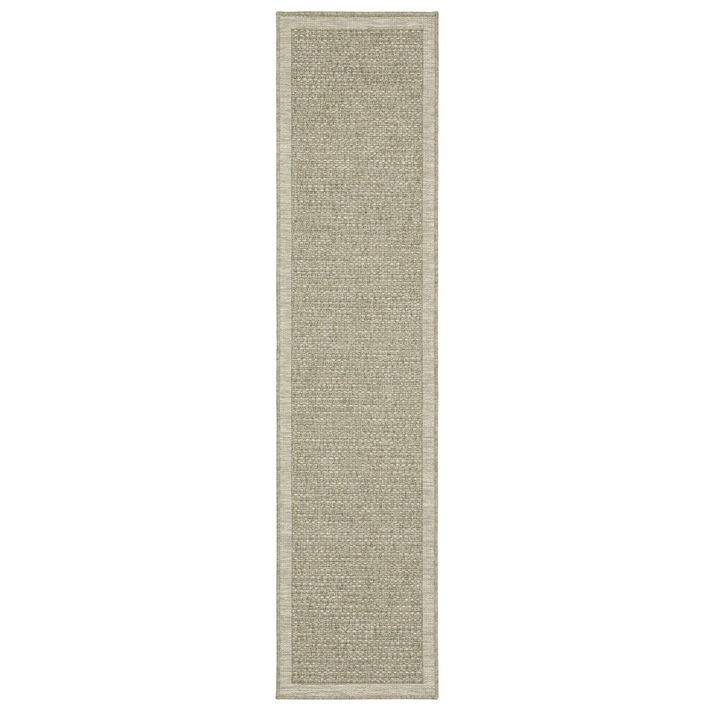 Tortuga TR12A Light Brown Indoor/Outdoor Area Rug - 1'10