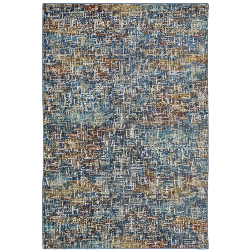 Venice 5573X Blue/ Multi Indoor Area Rug - 3'10
