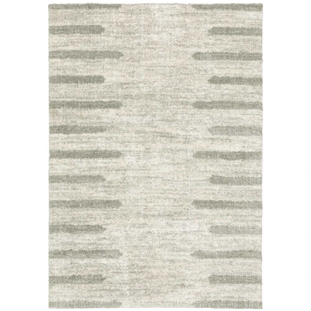 Verona 5605H Ivory/ Grey Indoor Area Rug - 7'10