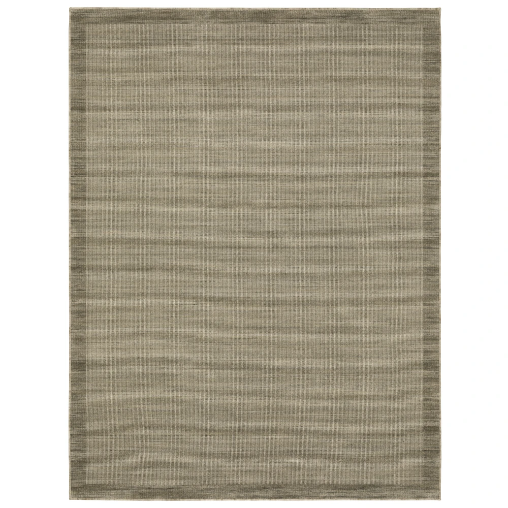 Warner WRN04 Tan/ Grey Indoor Area Rug - 3'3