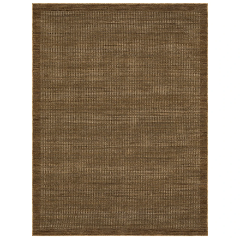 Warner WRN05 Brown/ Rust Indoor Area Rug - 7'10