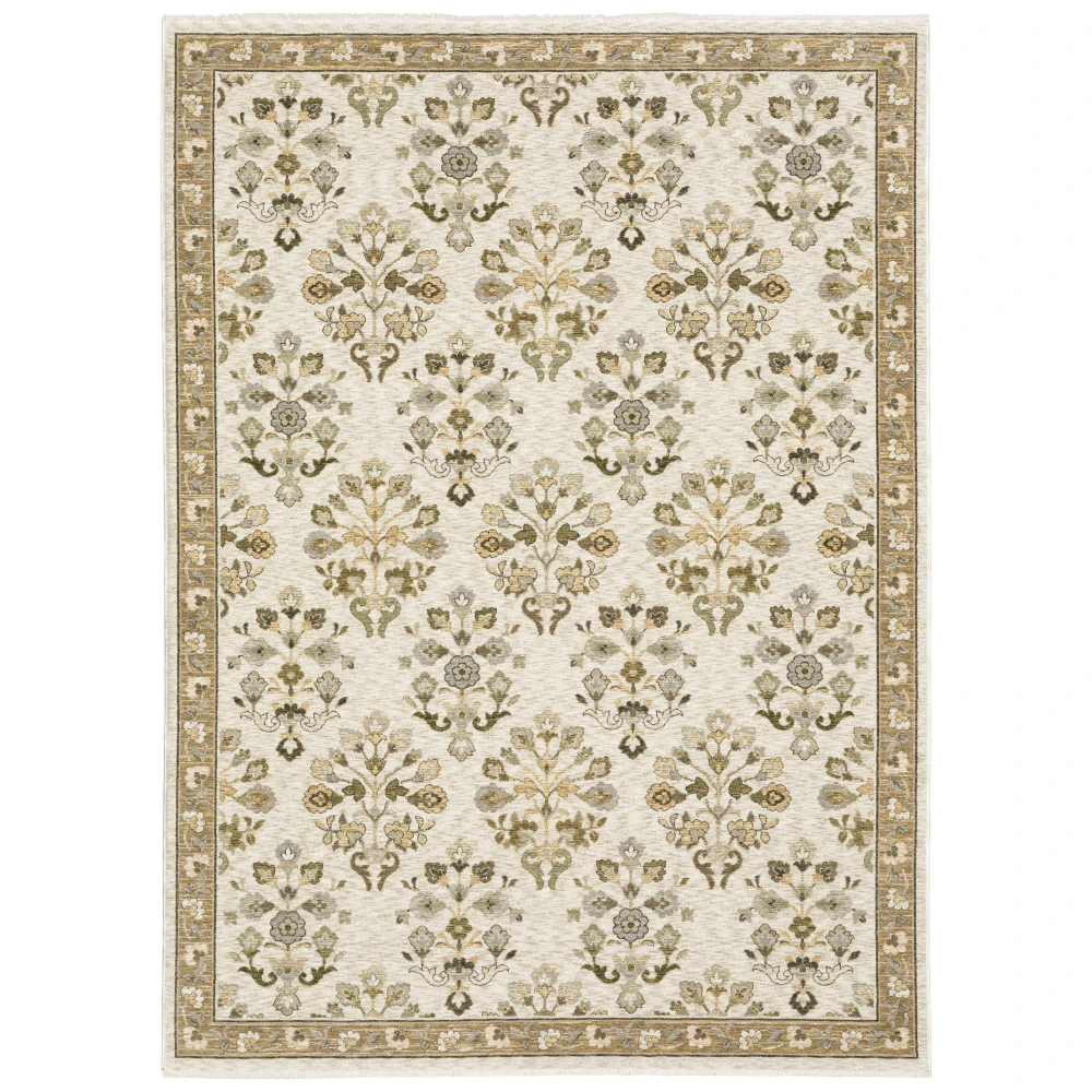 Westwood WES03 Beige/ Gold Indoor Area Rug - 9'10