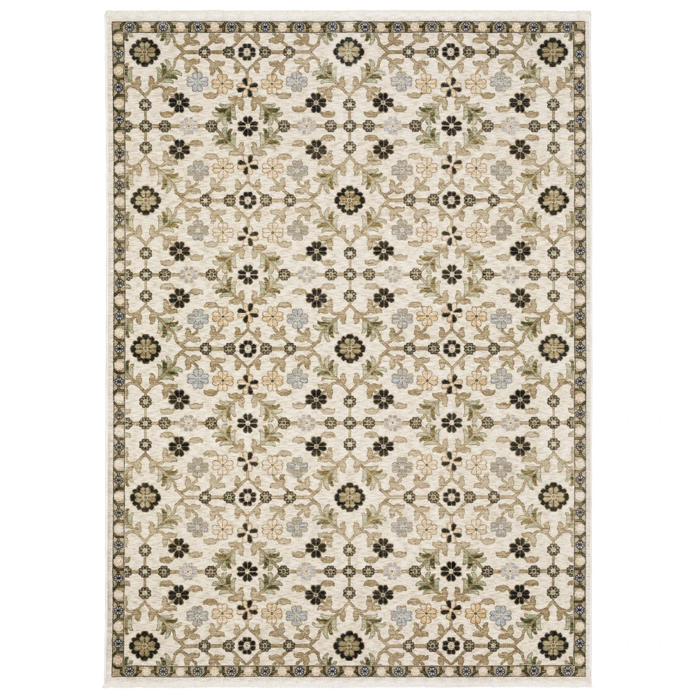 Westwood WES06 Multi/ Beige Indoor Area Rug - 9'10