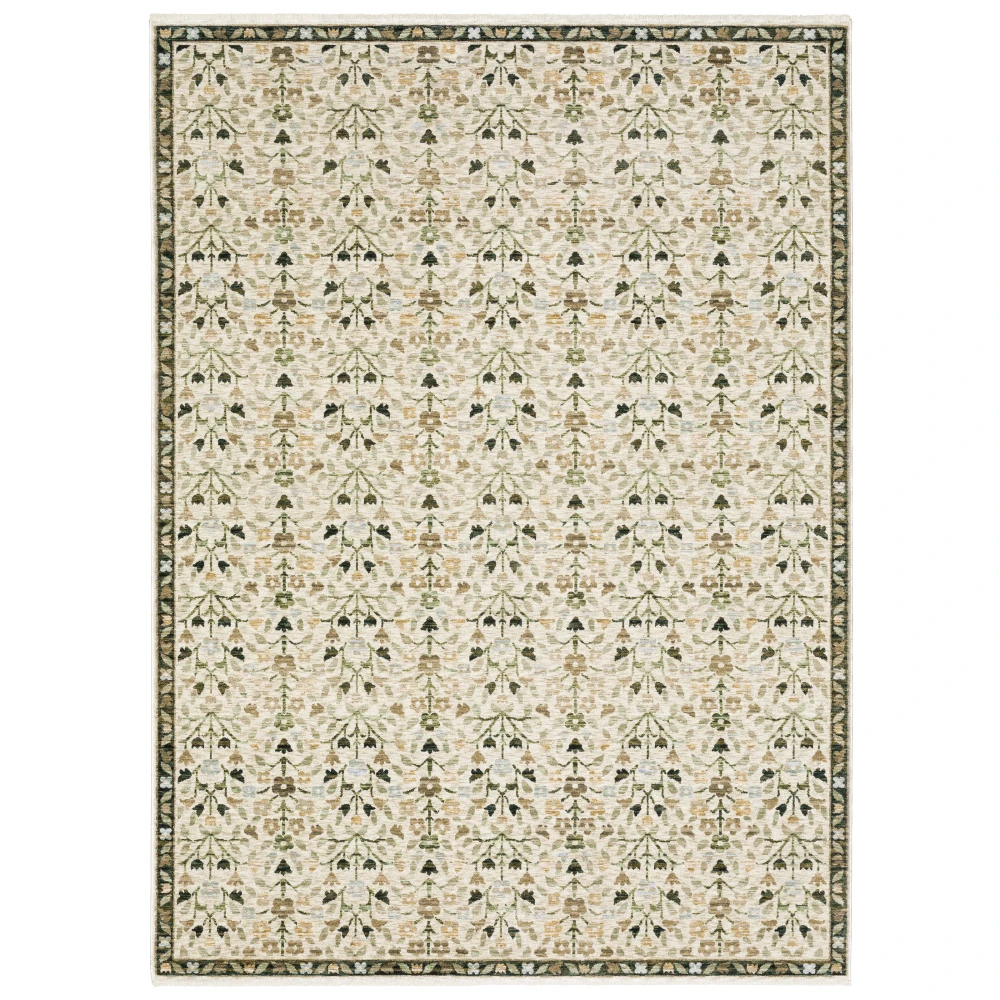 Westwood WES07 Green/ Multi Indoor Area Rug - 9'10