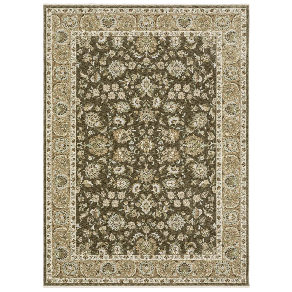 Westwood WES09 Brown/ Multi Indoor Area Rug - 5'3