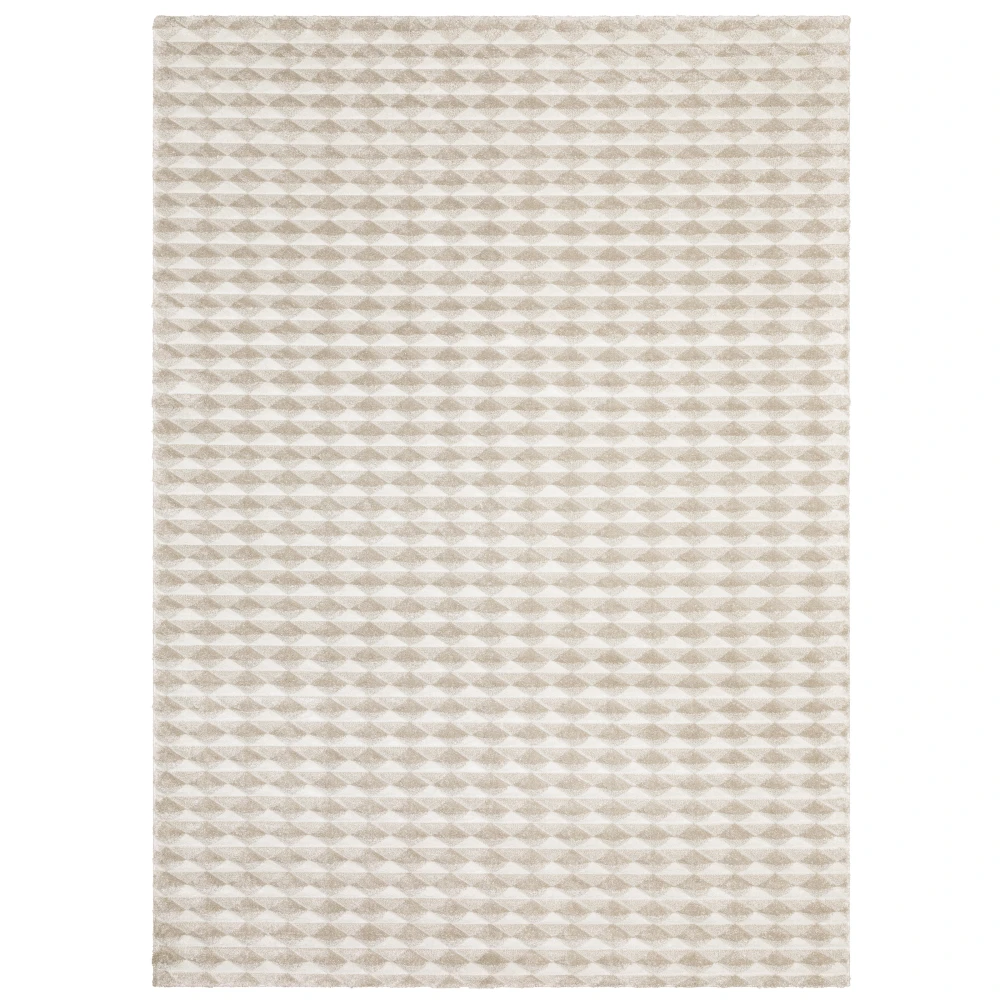 Wonder WON03 Ivory/ Beige Indoor Area Rug - 1'10