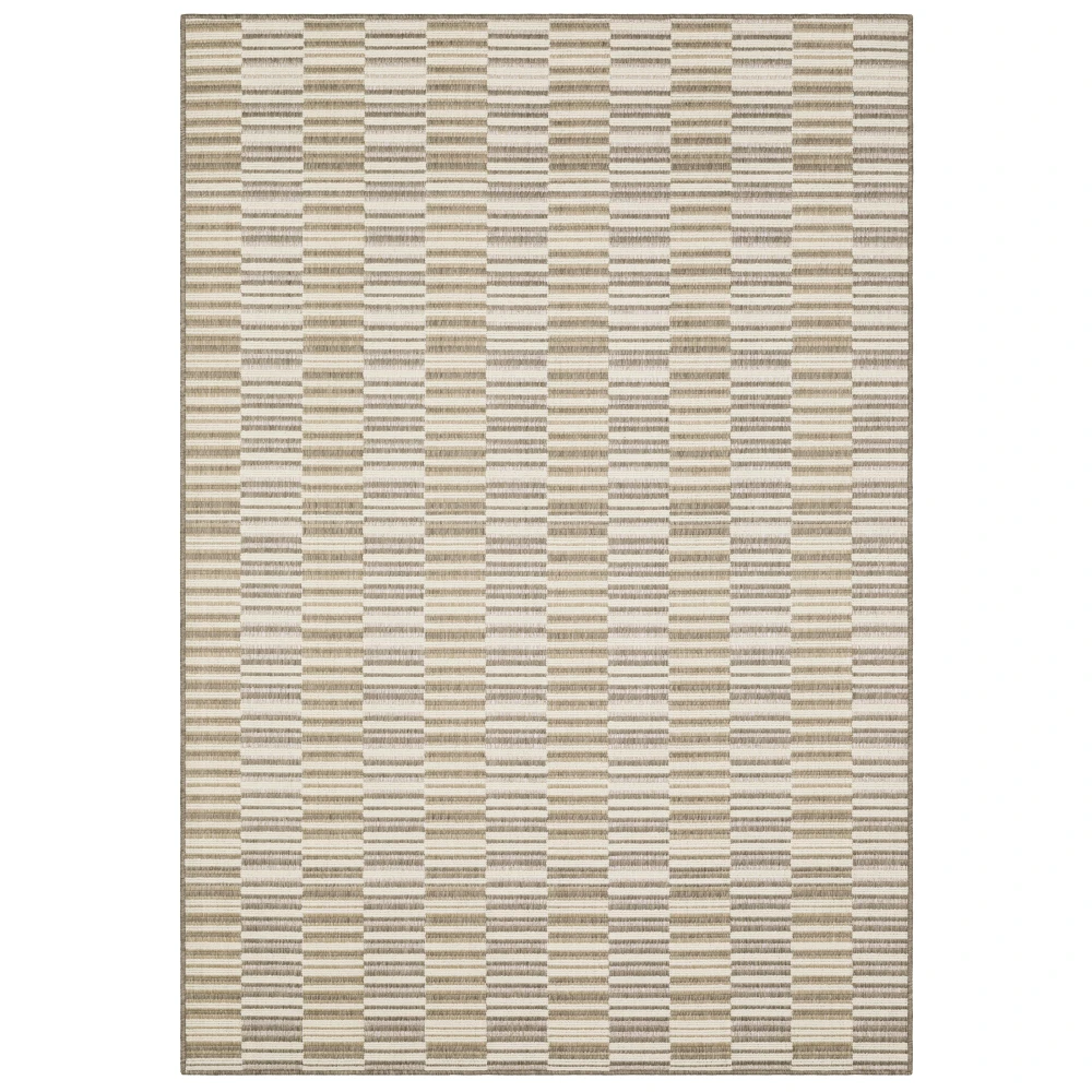 Zarina ZAR10 Beige / Tan Indoor/Outdoor Area Rug - 1'10