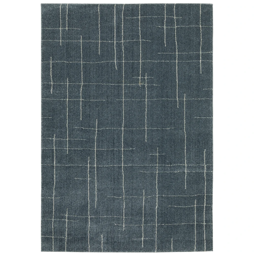 Alton 040B9 Blue/ Grey Indoor Area Rug - 5'3