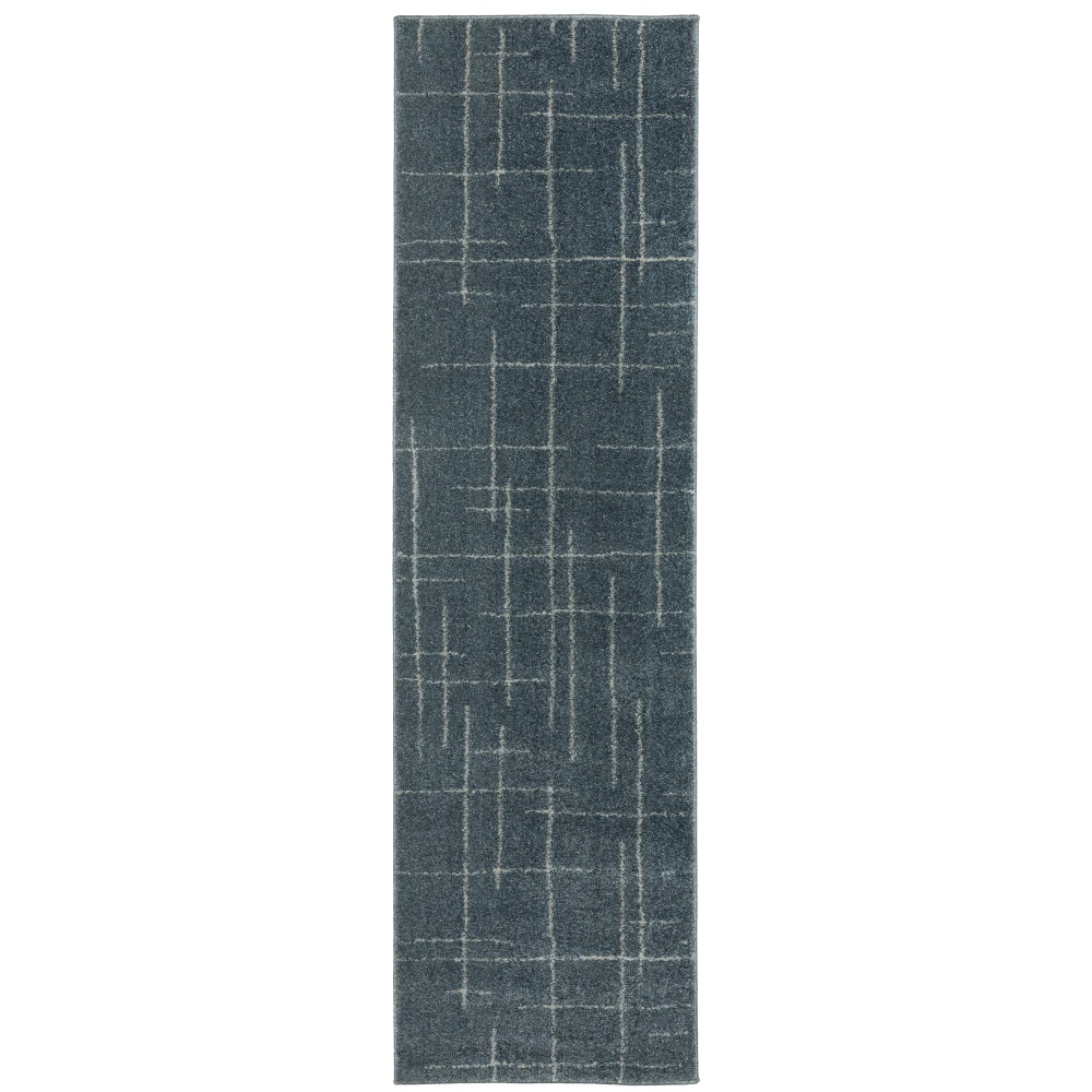 Alton 040B9 Blue/ Grey Indoor Area Rug - 2'3