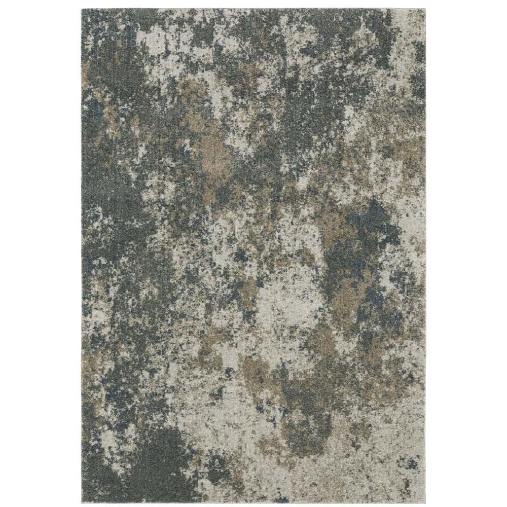 Alton 531L9 Teal/ Grey Indoor Area Rug - 5'3